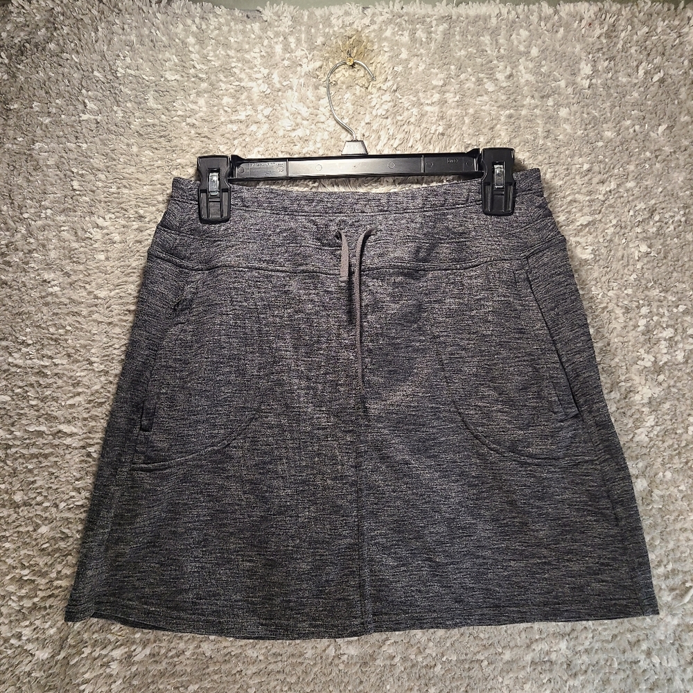 KUHL Women's Grey HARMONY SKORT Skirt Pull On Polyester Nylon Pockets‎